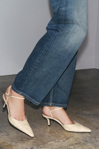 Escarpins en cuir - Beige