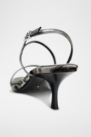 Sandales à talons - Argenté