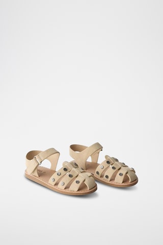 Sandales en nubuck - Beige