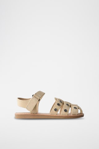Sandales en nubuck - Beige