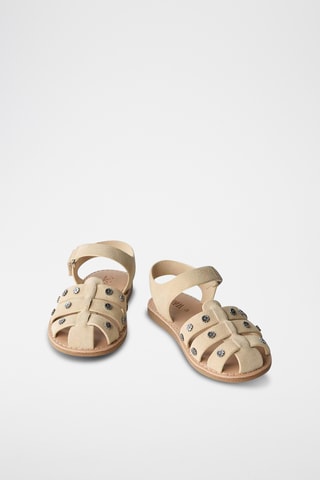 Sandales en nubuck - Beige