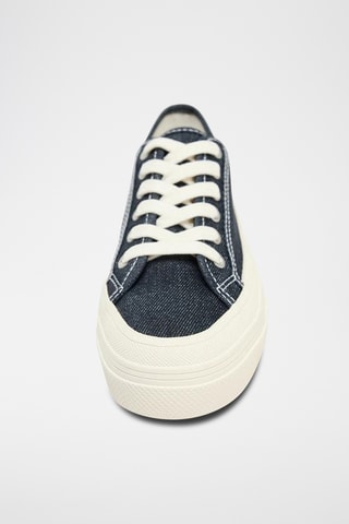 Tennis plateformes - Bleu foncé