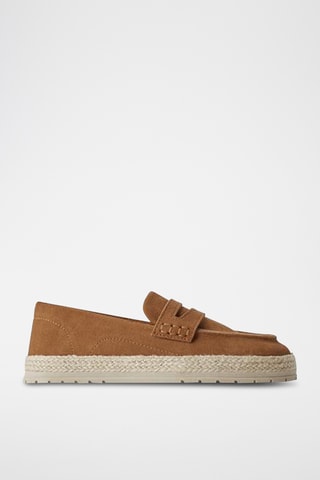 Mocassins en nubuck - Marron