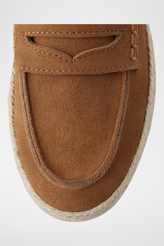 Mocassins en nubuck - Marron