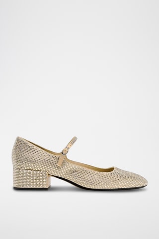 Babies à talons - Doré