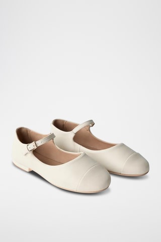 Babies en cuir - Blanc