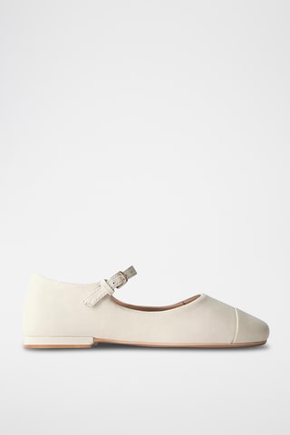 Babies en cuir - Blanc