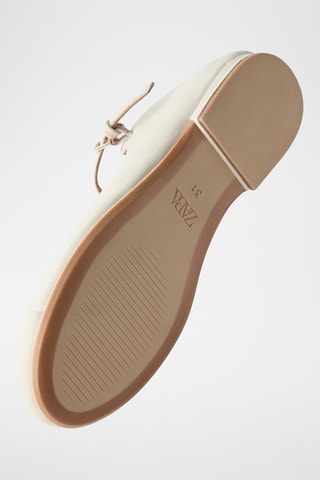 Babies en cuir - Blanc