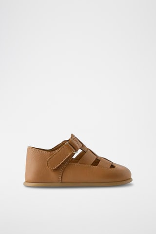 Sandales en cuir - Marron clair