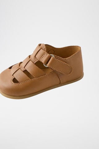 Sandales en cuir - Marron clair