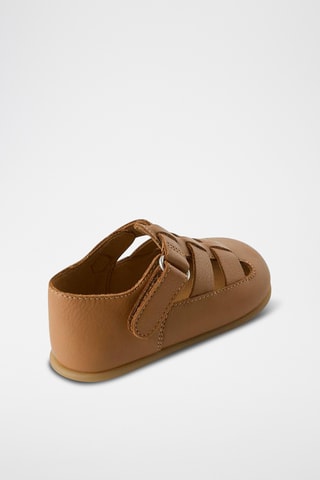 Sandales en cuir - Marron clair