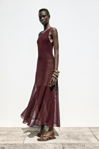 Sandales en cuir - Marron