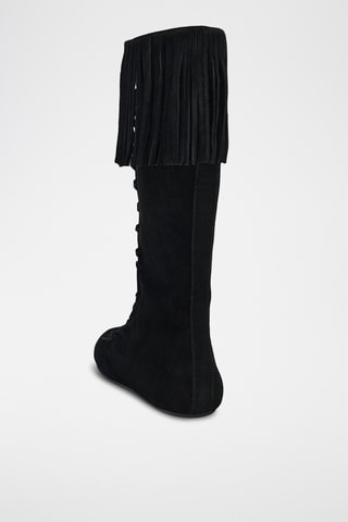 Bottes en nubuck - Noir