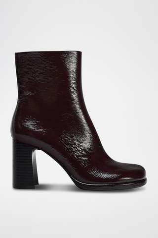 Bottines vernies - Bordeaux