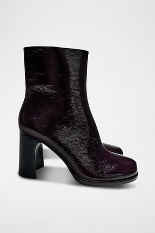 Bottines vernies - Bordeaux