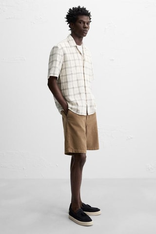 Mocassins en nubuck - Bleu nuit