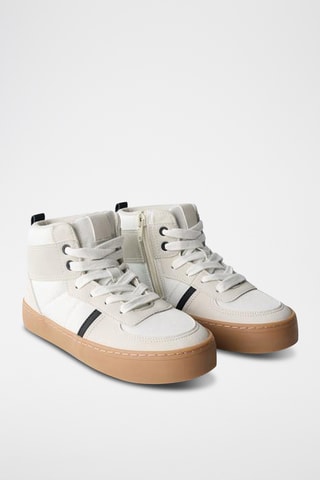 Baskets montantes - Beige