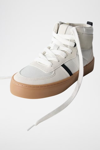 Baskets montantes - Beige