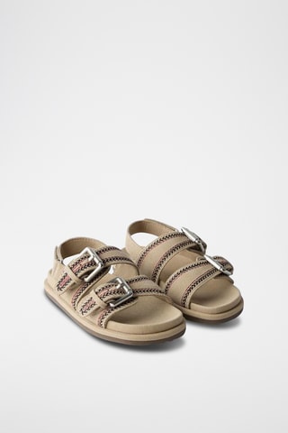 Sandales en nubuck - Beige