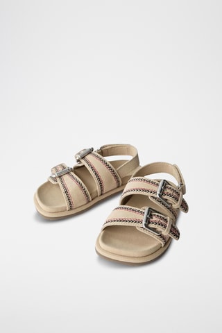 Sandales en nubuck - Beige