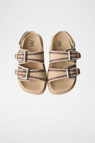 Sandales en nubuck - Beige