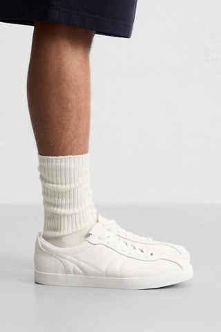 Baskets en cuir - Blanc