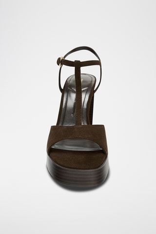 Sandales à talons - Marron foncé