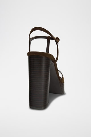 Sandales à talons - Marron foncé