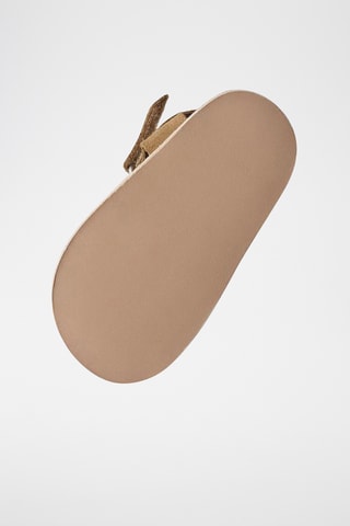 Sandales en nubuck - Marron clair