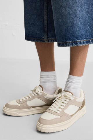 Tennis - Ecru et marron