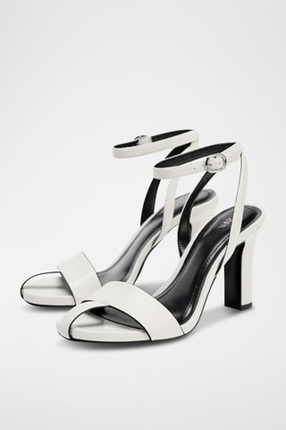 Sandales à talons - Blanc