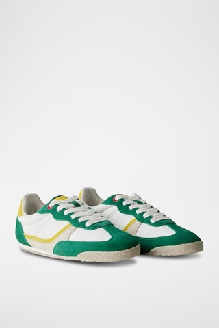 Baskets en cuir - Vert