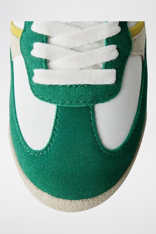 Baskets en cuir - Vert