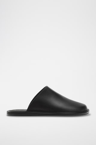 Sabots en cuir - Noir