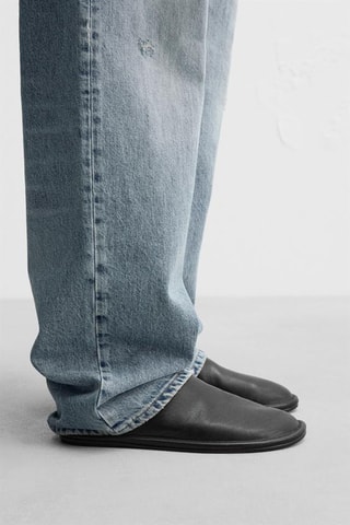 Sabots en cuir - Noir