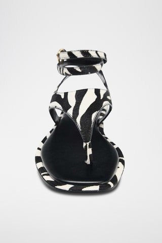 Sandales en cuir - Noir