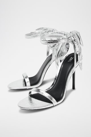 Sandales à talons - Argenté