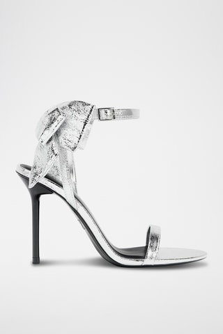 Sandales à talons - Argenté