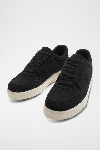 Tennis en velours - Noir