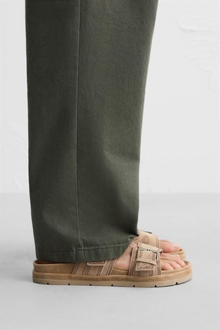 Mules en nubuck - Beige