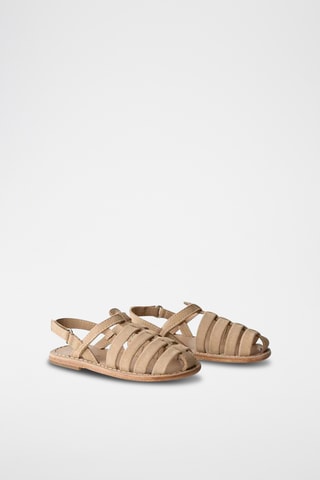 Sandales en nubuck - Beige