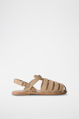 Sandales en nubuck - Beige