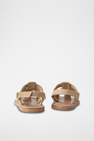 Sandales en nubuck - Beige
