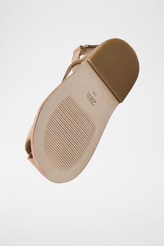 Sandales en nubuck - Beige