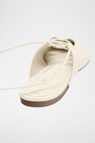 Ballerines en cuir - Blanc