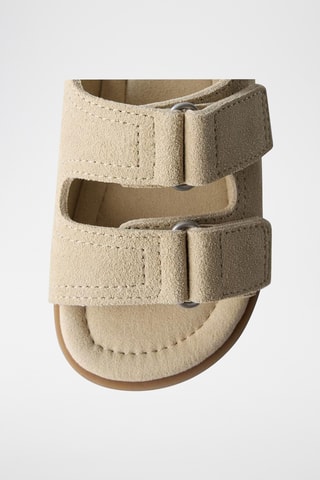 Sandales en nubuck - Beige