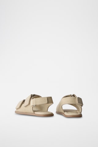 Sandales en nubuck - Beige