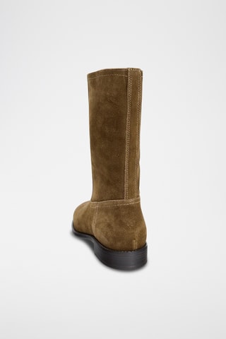 Bottines en nubuck - Marron