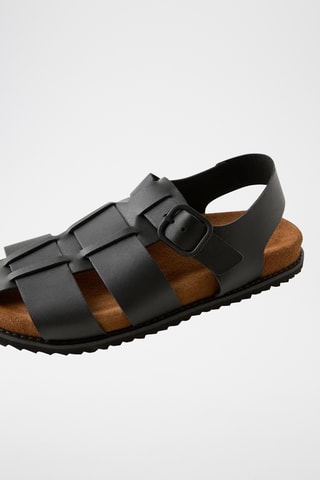 Méduses en cuir - Noir