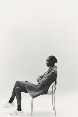 Tennis plateformes - Ecru